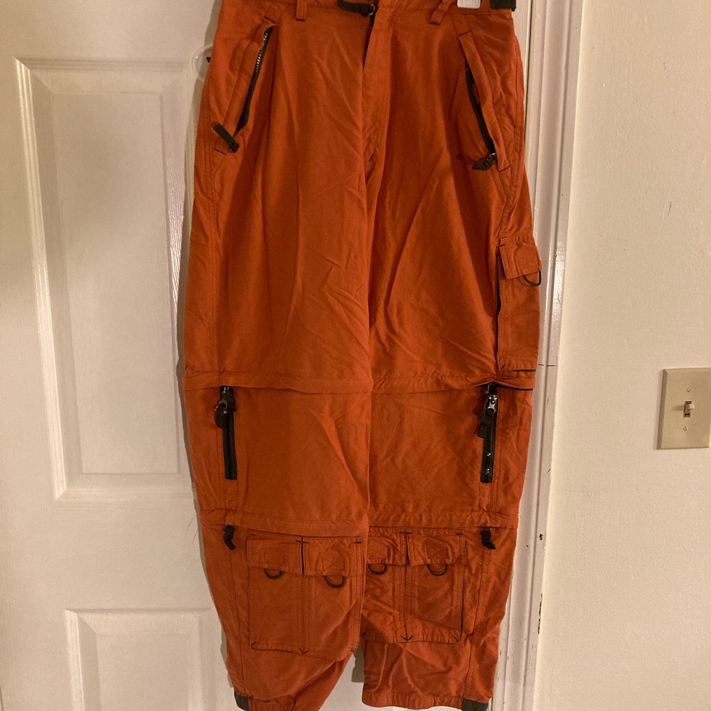 Orange Cargo Pants Tactical
